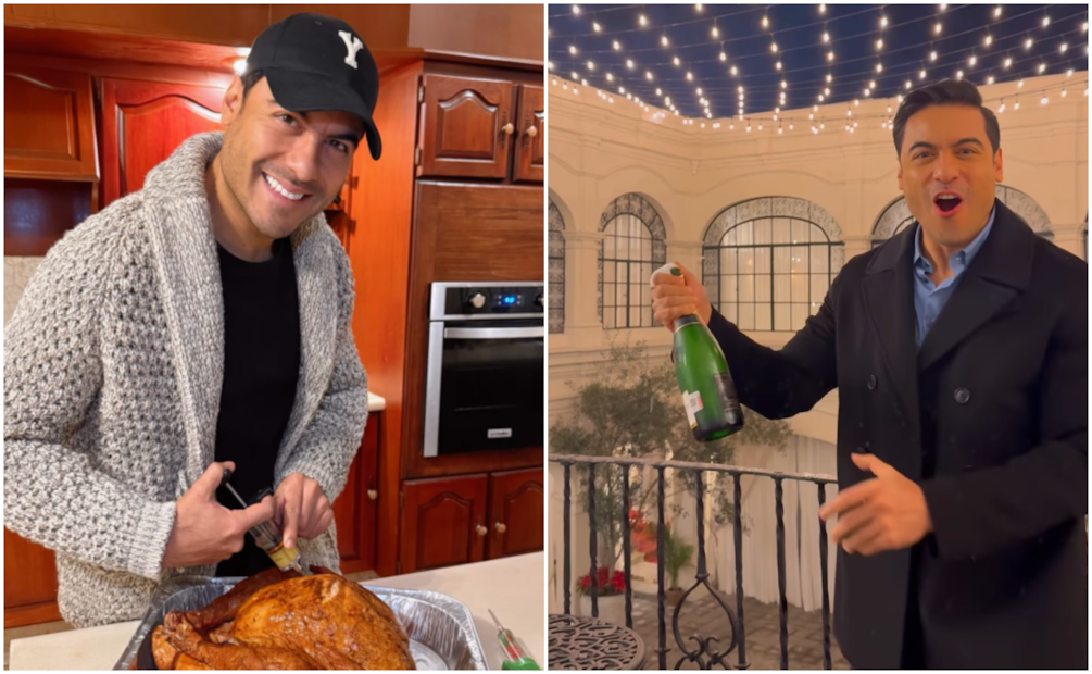 Carlos Rivera recibió así el 2026, en su natal Huamantla y entre familia.
