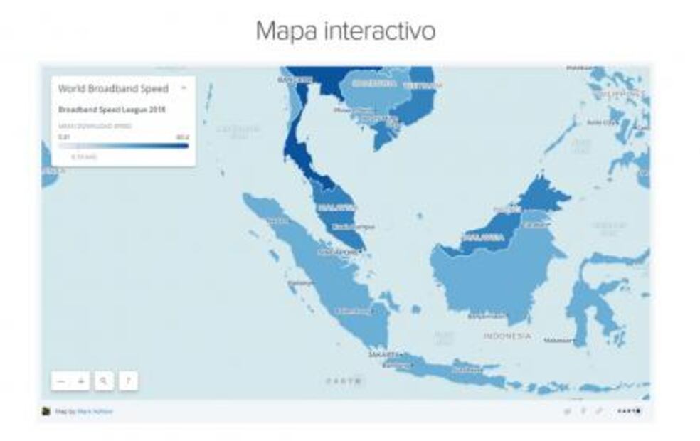 Países con el servicio de internet más rápido del mundo