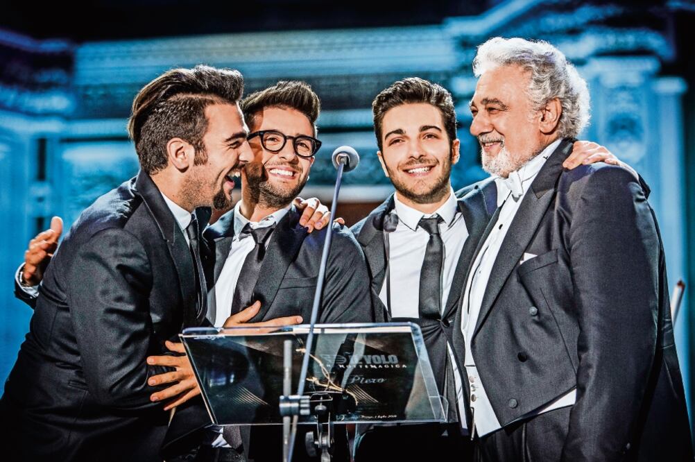 En Notte magica, los cantantes contaron con la participación de Plácido Domingo, su ejemplo a seguir (CORTESÍA SONY MUSIC)