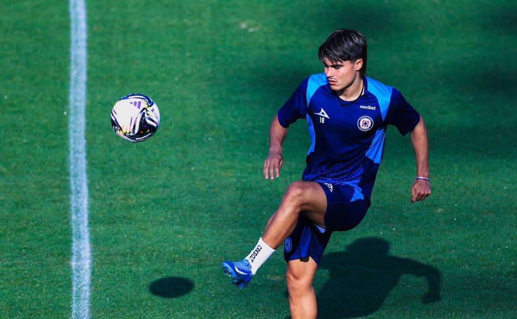 Luka Romero debe tener más protagonismo en el equipo celeste. Foto: Club Cruz Azul