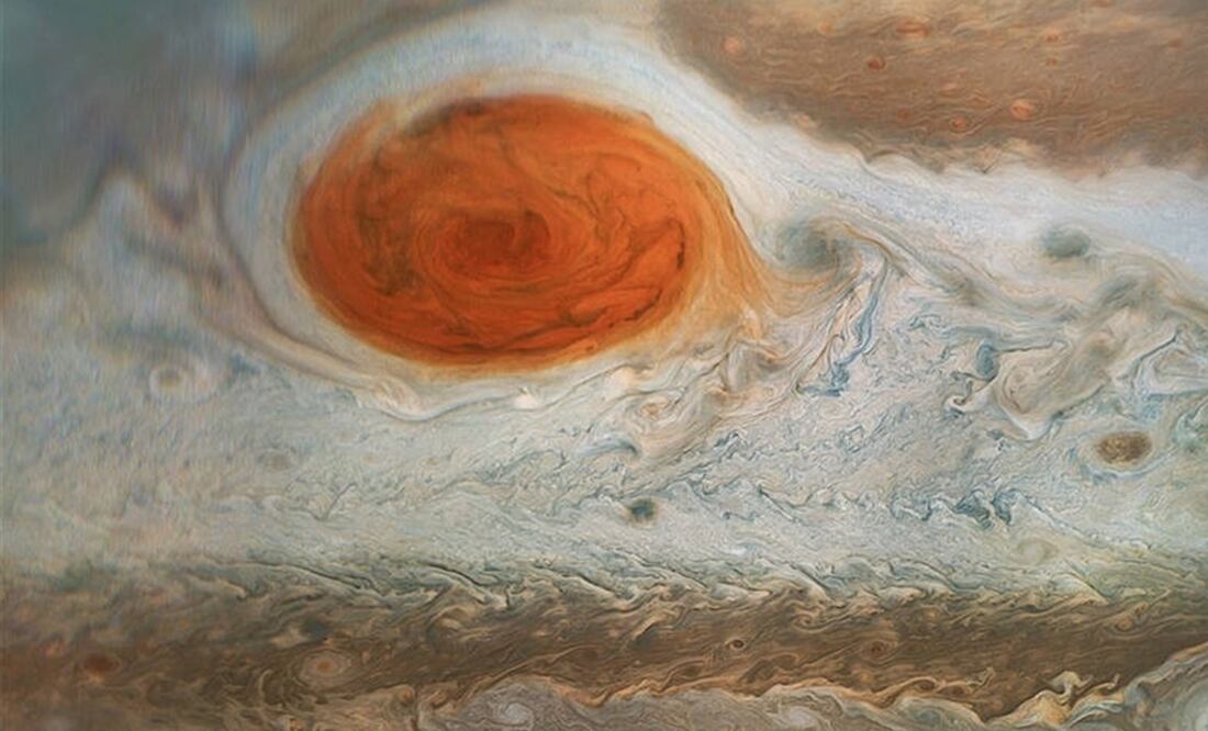 La Gran Mancha Roja de Júpiter. (FOTO: NASA)