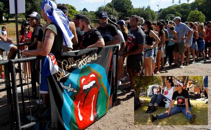 Esperan a los Rolling Stones bajo intenso sol y largas filas