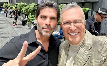 Salinas Pliego presume foto con Eduardo Verástegui: "estamos cocinando otras sorpresas"