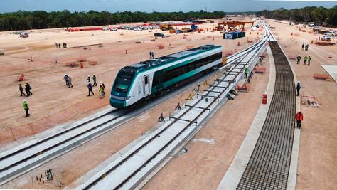 Tren Maya: Así es por dentro el primer vagón en llegar a Cancún