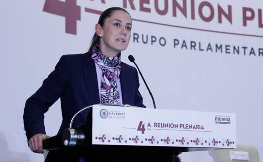 Claudia Sheinbaum , jefa de Gobierno de la CDMX, invitada a la reunión plenaria de Morena / Foto: Diego Simón Sánchez 