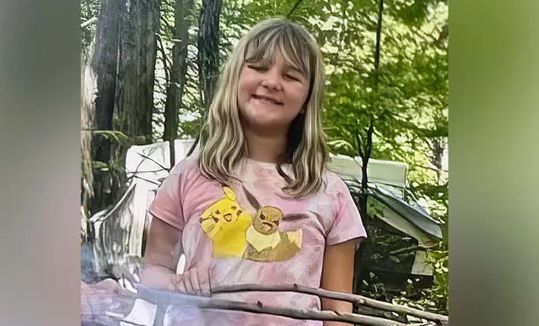 Esta fotografía proporcionada por la policía muestra a Charlotte Sena con la ropa que llevaba cuando desapareció en el Parque Estatal Moreau Lake el sábado. Foto: Policía Estatal de Nueva York