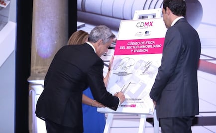 CDMX y autoridades inmobiliarias firman Código de Ética