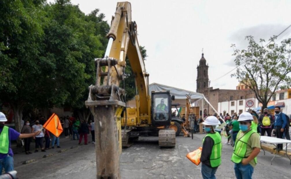Inicia modernización de la avenida Himno Nacional en San Luis Potosí