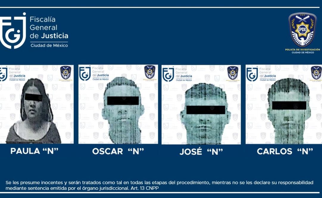 Montachoques serán juzgados por extorsión, 13 de enero de 2025.Foto: FGJCDMX