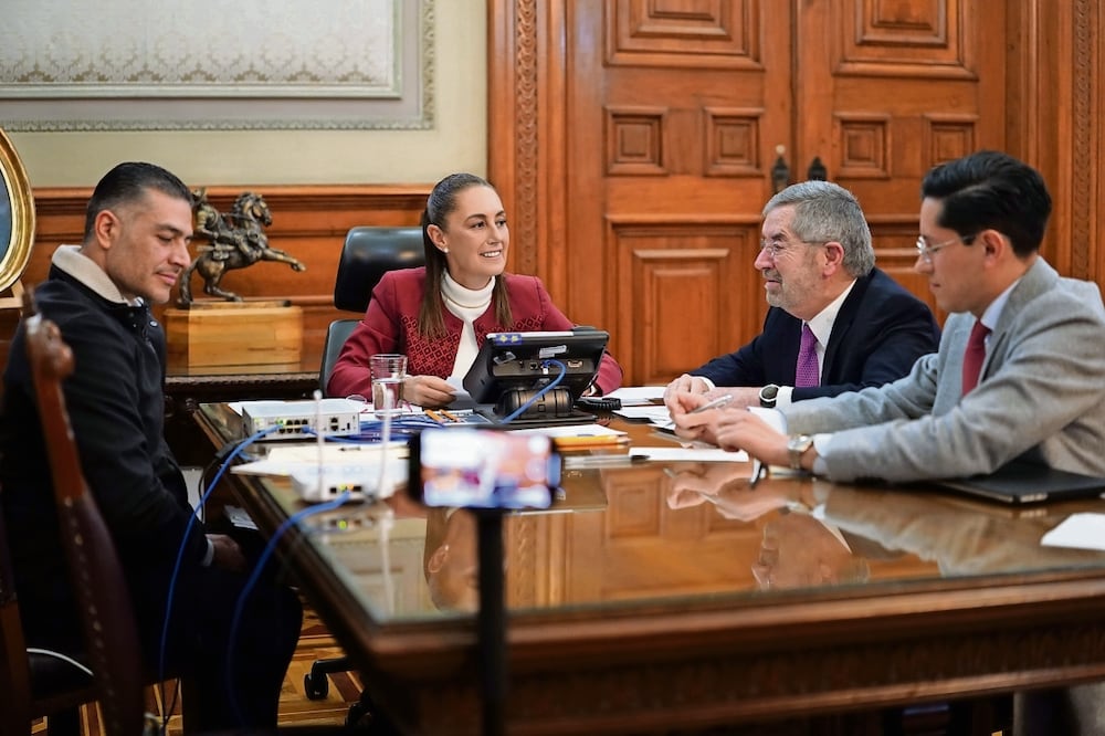 La presidenta Claudia Sheinbaum aseveró que con el presidente de EU seguirá aplicando la estrategia de serenidad y paciencia. Foto Especial