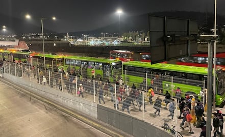 FOTOS y VIDEO: ¿Vas al trabajo o la escuela? Así opera este lunes el servicio de apoyo de transporte en la Línea 3