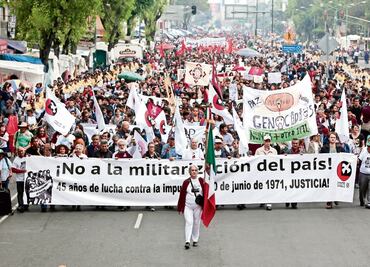 Marchan dos mil personas para recordar 'El Halconazo'