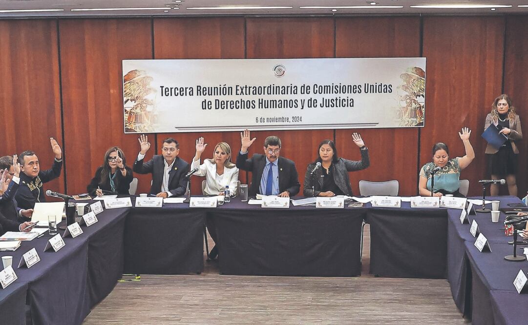 Las comisiones de Derechos Humanos y de Justicia del Senado aprobaron la terna de aspirantes finalistas a encabezar la Comisión Nacional de los Derechos Humanos. Foto: de GABRIEL PANO. EL UNIVERSAL