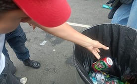 Van más de 400 latas de cerveza destruidas por autoridades capitalinas; continúan revisiones en Zócalo y Reforma