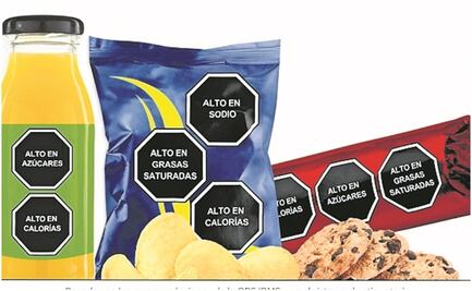 Inicia cambio de etiquetado en alimentos, con hexágonos alertarán de alto contenido calórico