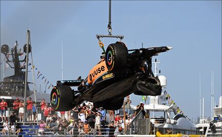 Daniel Ricciardo chocó y a McLaren le preocupó más el estado del coche que el del piloto