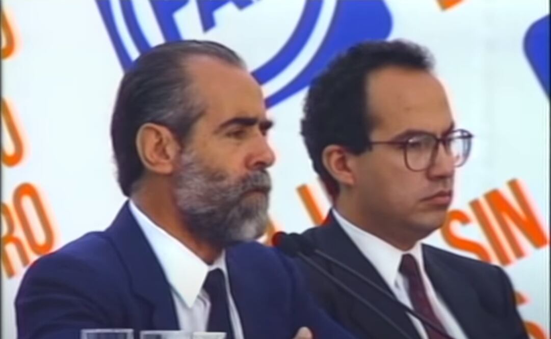 "El Jefe Diego" compartió un video de 1994 en el que aparece acompañado del expresidente Felipe Calderón. Foto: Captura de pantalla