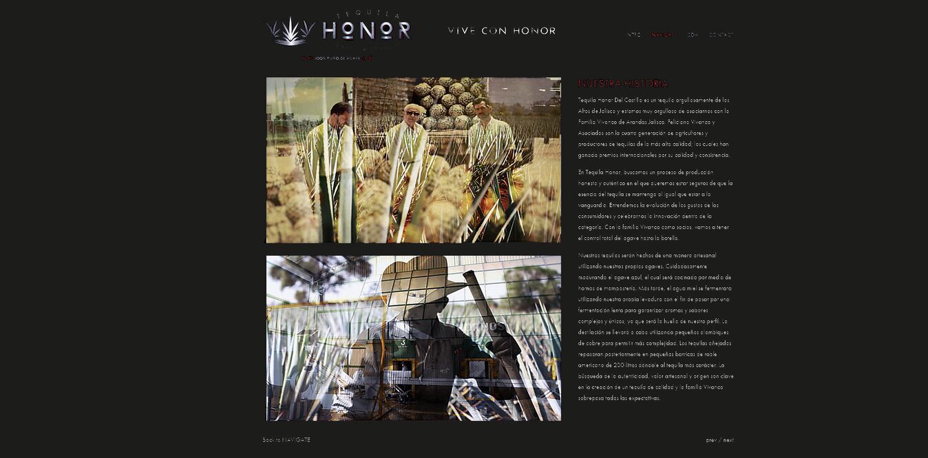 El abogado Xavier García Méndez Balderrama, de la productora del tequila Honor del Castillo, dice desconocer si la actriz tiene acciones de la empresa (FOTO TOMADA DE LA PÁGINA OFICIAL WWW.TEQUILAHONOR.COM)