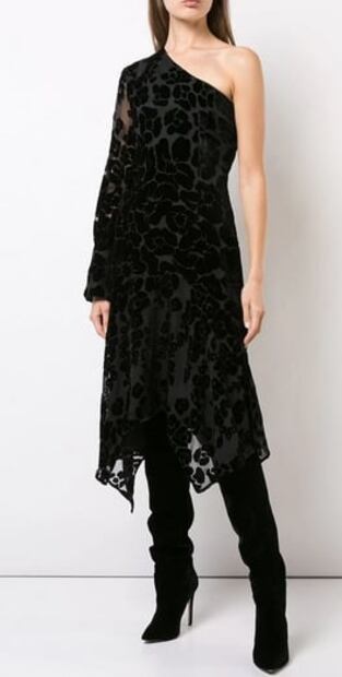 Los vestidos de terciopelo son los grandes ganadores para lucir espectacular en Navidad