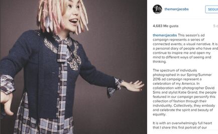 Lana Wachowski, cineasta transgénero, modela para Marc Jacobs