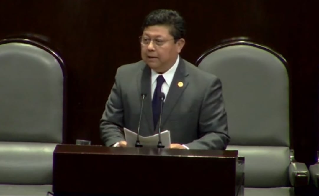 El diputado de Morena, Rubén Cayetano. FOTO: captura de pantalla