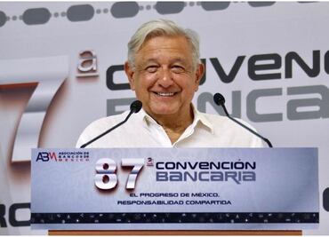 AMLO a banqueros: me han tratado con respeto y han sido correspondidos; en 5 meses me voy a Palenque
