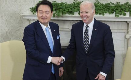 Biden recibe al presidente de Corea del Sur; le enviará un submarino nuclear