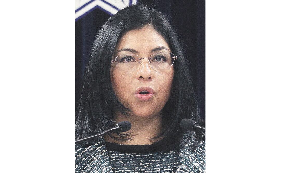 La titular de la Secretaría de Seguridad del Estado de México, Maribel Cervantes Guerrero (ARCHIVO EL UNIVERSAL)