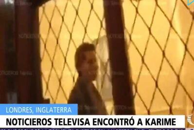 Televisa capta a Karime Macías en Londres; huyte de las cámaras y olvida a su hijo