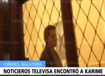 Televisa capta a Karime Macías en Londres; huyte de las cámaras y olvida a su hijo