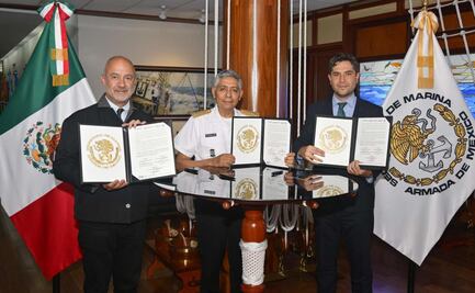 Semar, SICT y SAT firman acuerdo para fortalecer combate al contrabando de mercancías