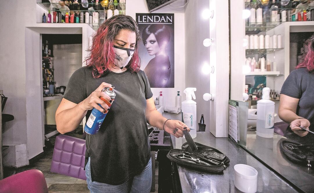 Negocios reabrieron tras el cambio del color del semáforo, pero algunos como las estéticas no han podido levantarse, dice Sedeco. Foto: ARCHIVO EL UNIVERSAL