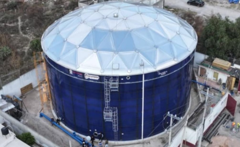 Ecatepec alista operación de tanque maestro de Ciudad Cuauhtémoc; avanza obra de sendero seguro.
Foto: Especial.