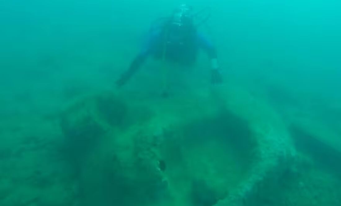 Hallazgo en lo profundo: encuentran una parte del Templo de Zeus y está intacto. Foto: BCsi