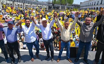 Jesús Zambrano respalda a Arturo Piña como aspirante a gubernatura del Edomex