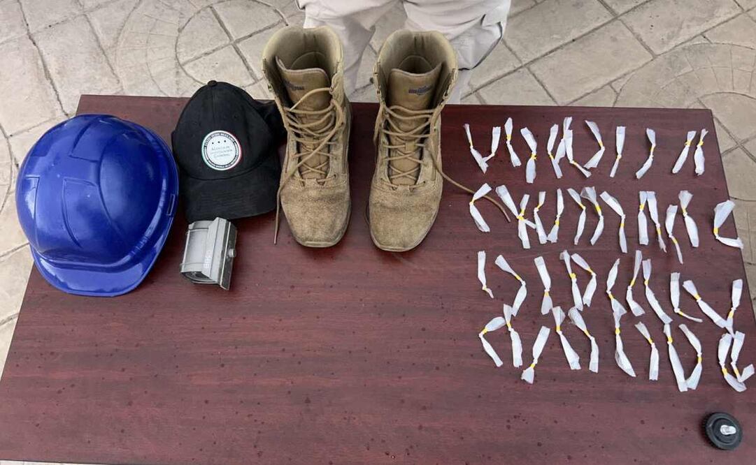 Semar asegura droga y material diverso en San Luis Río Colorado, Sonora. Foto: Especial.