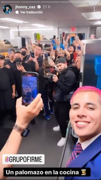 Grupo Firme llega a la Casa Blanca y sus integrantes se metieron hasta la cocina