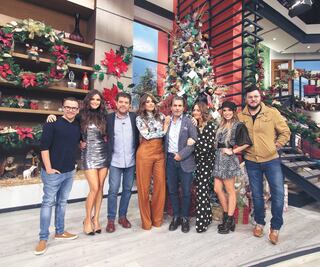 El programa "Hoy" se pinta de blanca Navidad