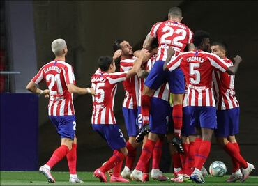 Atlético de Madrid vence por la mínima al Valladolid