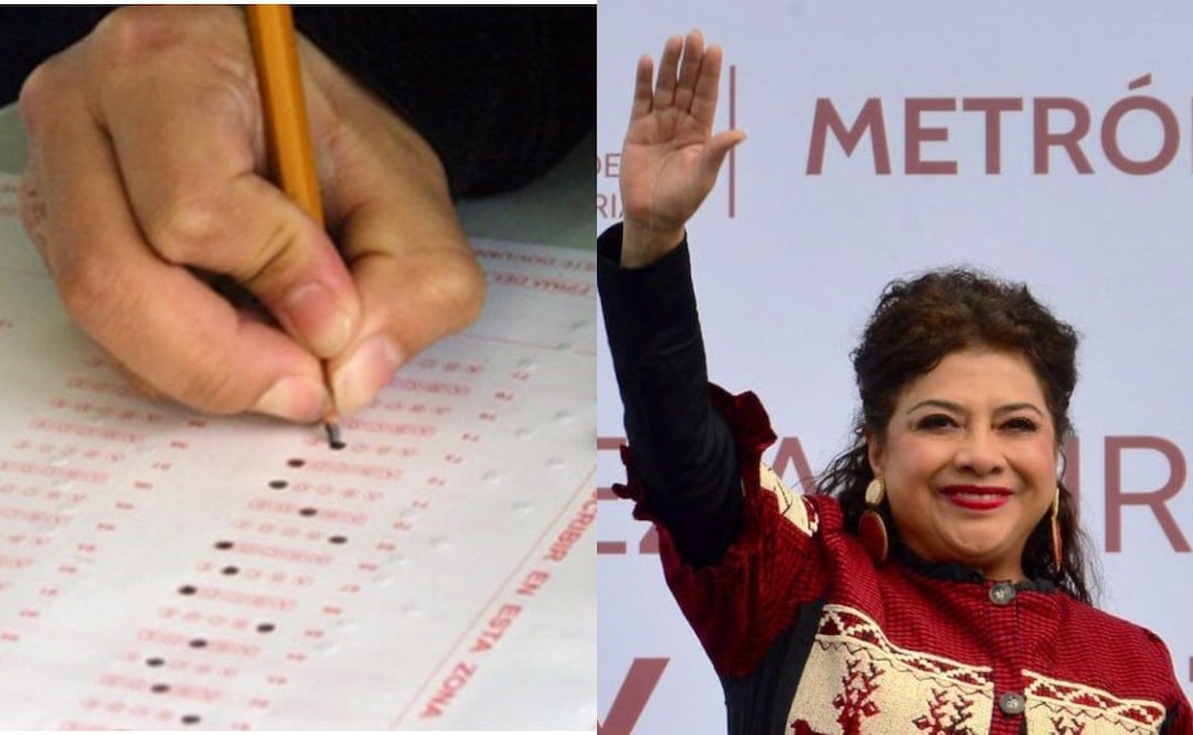 Clara Brugada celebra desaparición de examen Comipems; no se calificará a estudiantes que terminen la secundaria. (Foto: especial)