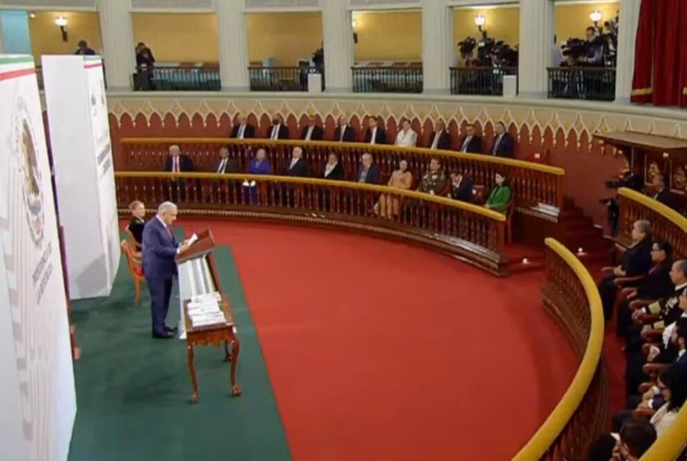 Presentación de iniciativas de reforma. (Tomada de video)