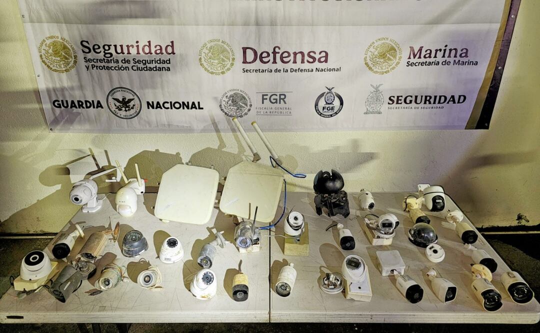 Nuevo hallazgo de cámaras de clandestinas en Culiacán; suman 57 dispositivos retirados en la sindicatura de Costa Rica. Foto: Especial