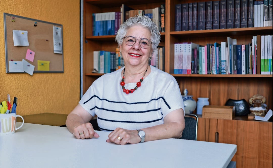 Ciudad de México, México, a 10 de junio de 2025.- Entrevista a María Marván, expresidenta del IFE, en el Instituto de Investigaciones Jurídicas de la UNAM. Foto: Fernanda Rojas / EL UNIVERSAL