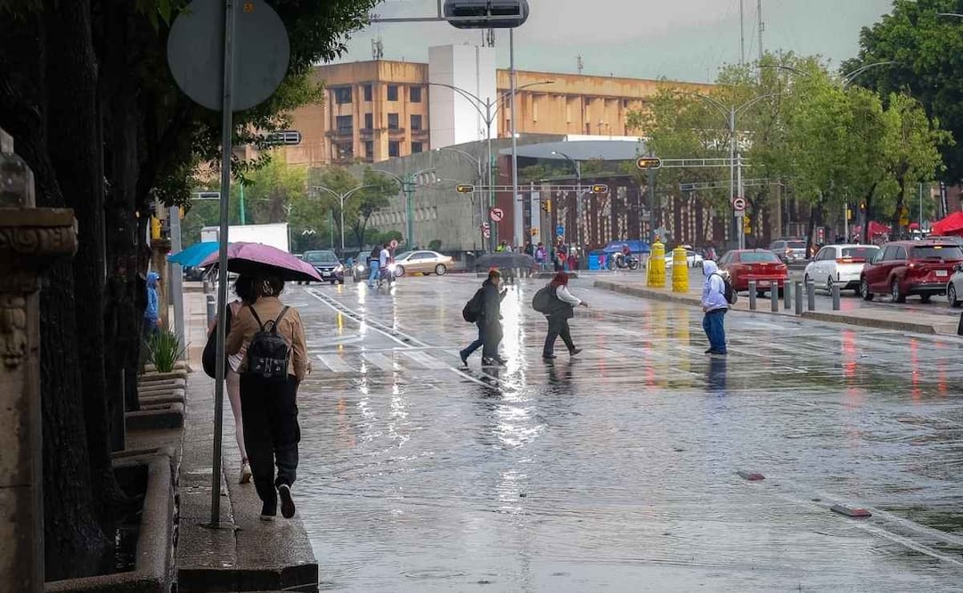 Activan alerta amarilla por lluvias fuertes en 12 alcaldías de CDMX; hay probabilidades de caída de granizo. | Foto: Osmar Alvarado | El Universal.
