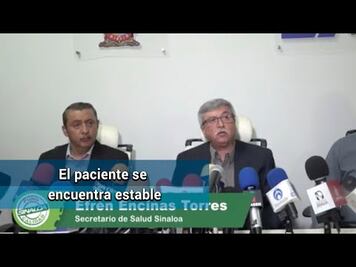 Secretario de Salud de Sinaloa informa sobre segundo caso de coronavirus en Culiacán