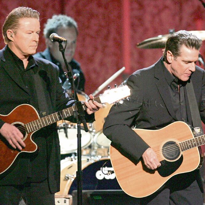 Ahora sin su compañero Glenn Frey, tocarán en Las Vegas en septiembre. Jeff Adkins. AP