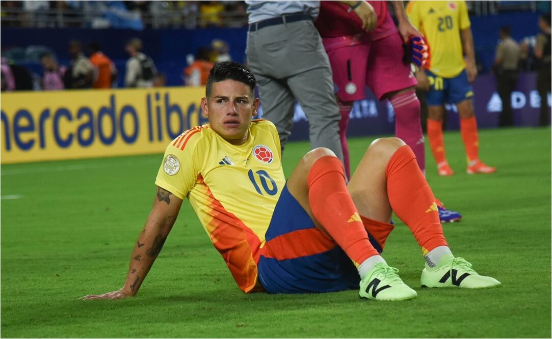 El colombiano aseguró que hay dos penales que no se marcaron a favor de Colombia | FOTO: @jamesrodriguez
