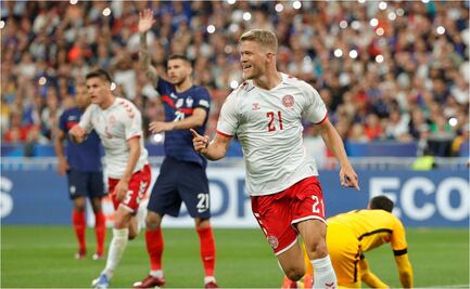 Dinamarca sorprende y le remonta a Francia en los últimos minutos