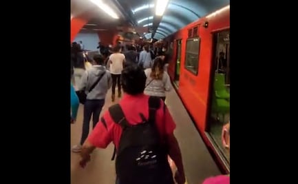 Hombre se muere al arrojarse a las vías de la estación San Pedro de los Pinos de la L7 