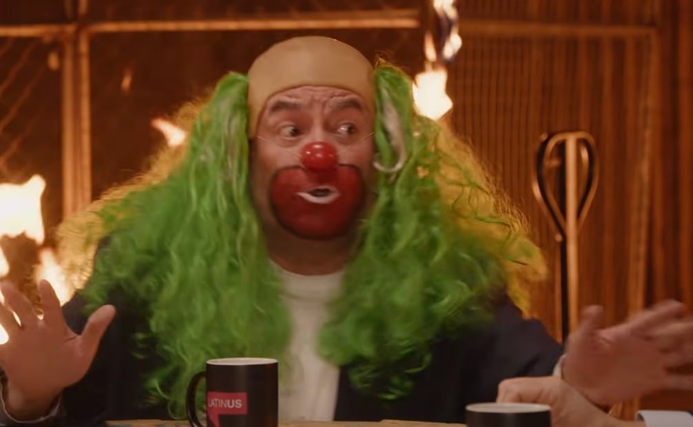 Brozo y Loret exhiben “lujo" en Palacio Nacional. Foto: Captura de video